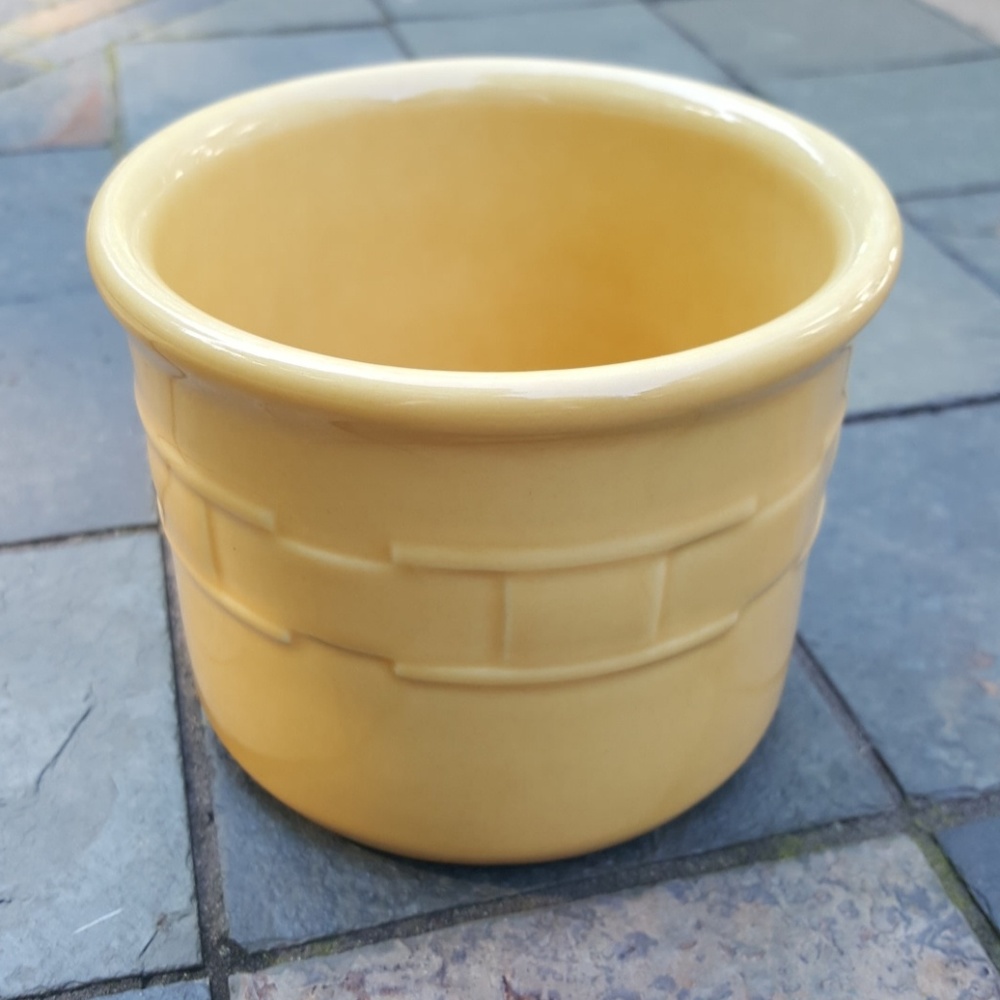 Longaberger Woven Traditions Butter Crock